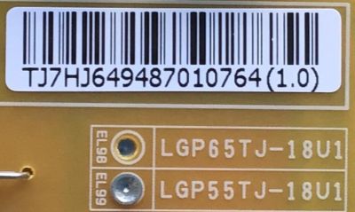 KIT DE TARJETAS PARA TV LG / NUMERO DE PARTE MAIN EBT65235202 / EAX67872804 / EAX67872805 / FUENTE EAY64948701 / EAX67865201 / LGP55TJ-18U1 / PANEL NC550DGG-AAGX3 / NC550DGG / MODELO 55UK6300PUE / 55UK6300PUE.BUSWLOR / 55UK6300PUE.BUSWLJR - Imagen 3